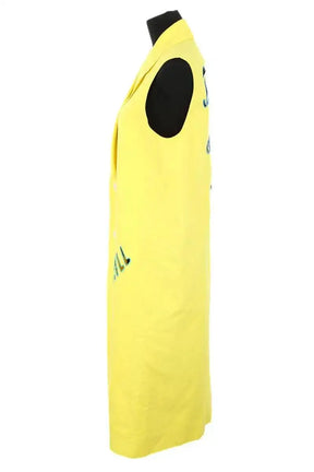 Robe Mira Mikati Jaune en Coton