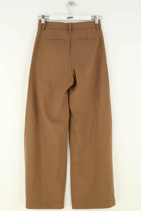 Pantalon Maje Marron en Laine