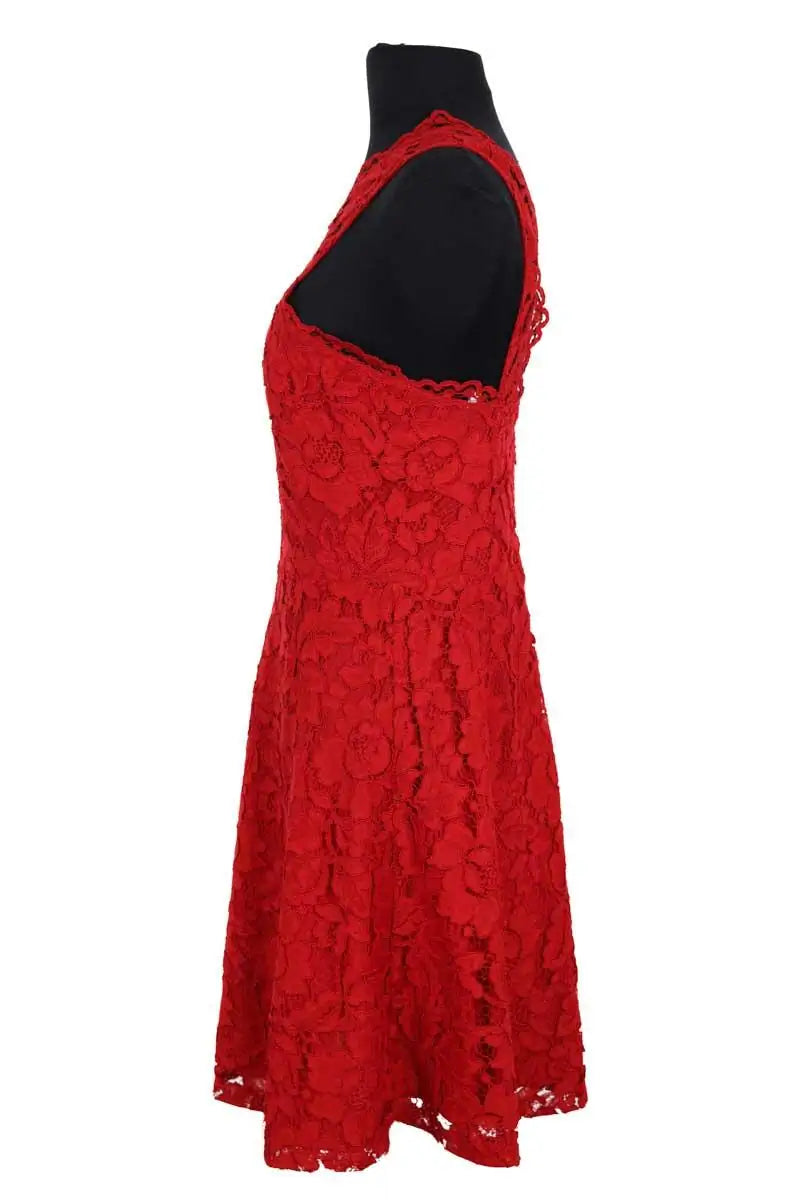Robe Sandro Rouge en Coton