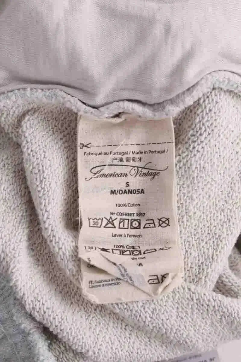 Pantalon de sport American Vintage Gris en Coton