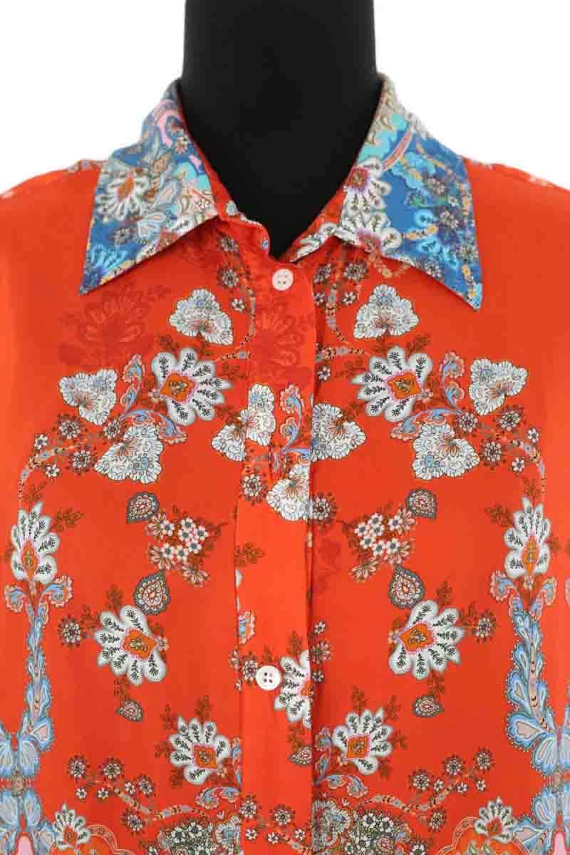 Chemise Sandro  {"state":"generated","value":"Orange","isStale":false} en Viscose