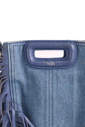 Mini sac Maje Sac M Bleu en Coton