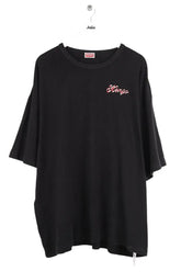 T-shirt Kenzo Noir en Coton, taille XXXL - Seconde Main
