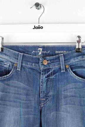 Slim 7 For All Mankind  Bleu