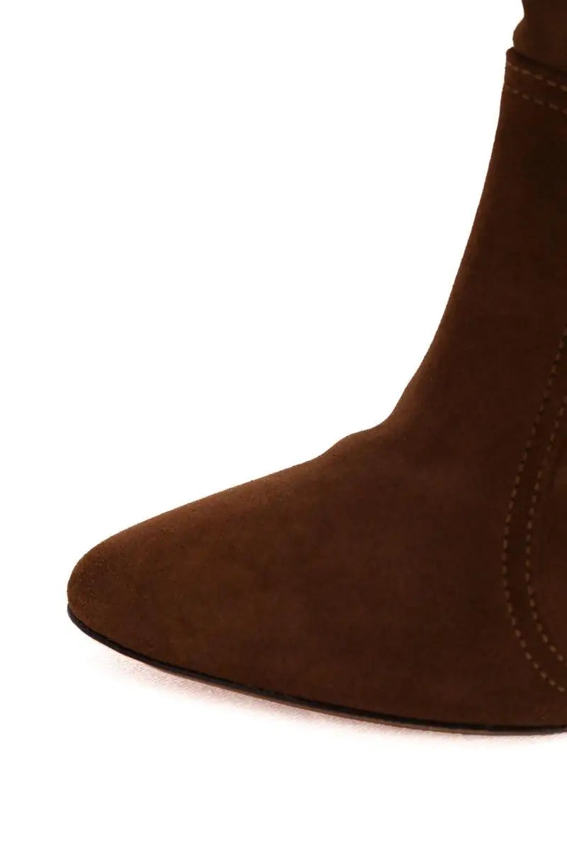 Talons Ba&Sh Marron en Daim