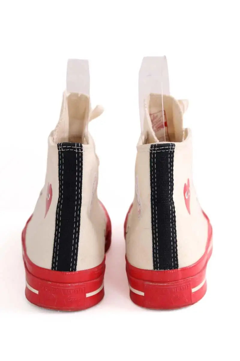 Baskets Comme Des Garçons Beige en Tissu