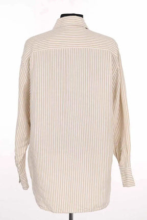 Chemise Lacoste Beige en Lin