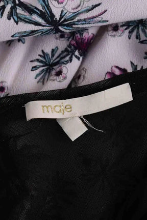 Robe Maje Blanc en Viscose