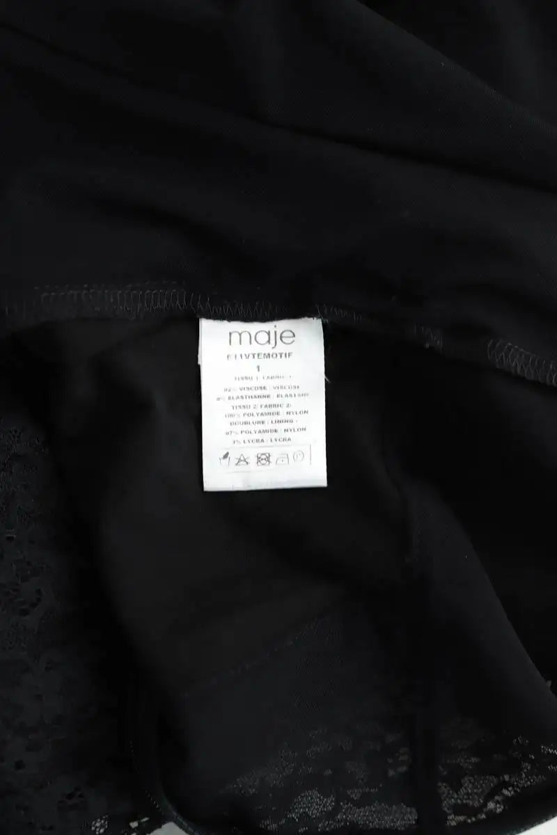 Robe Maje  Noir