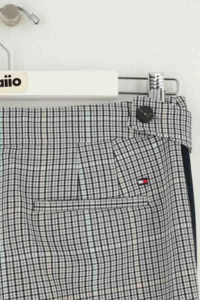 Pantalon droit Tommy Hilfiger Gris en Synthétique