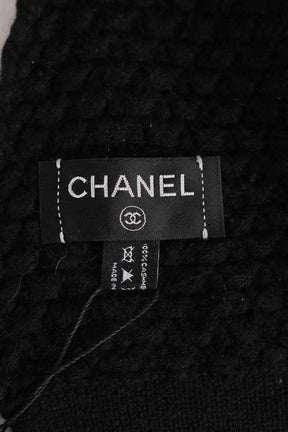 Écharpe Chanel Noir en Cachemire