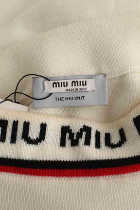 Mini Miu Miu  Ecru