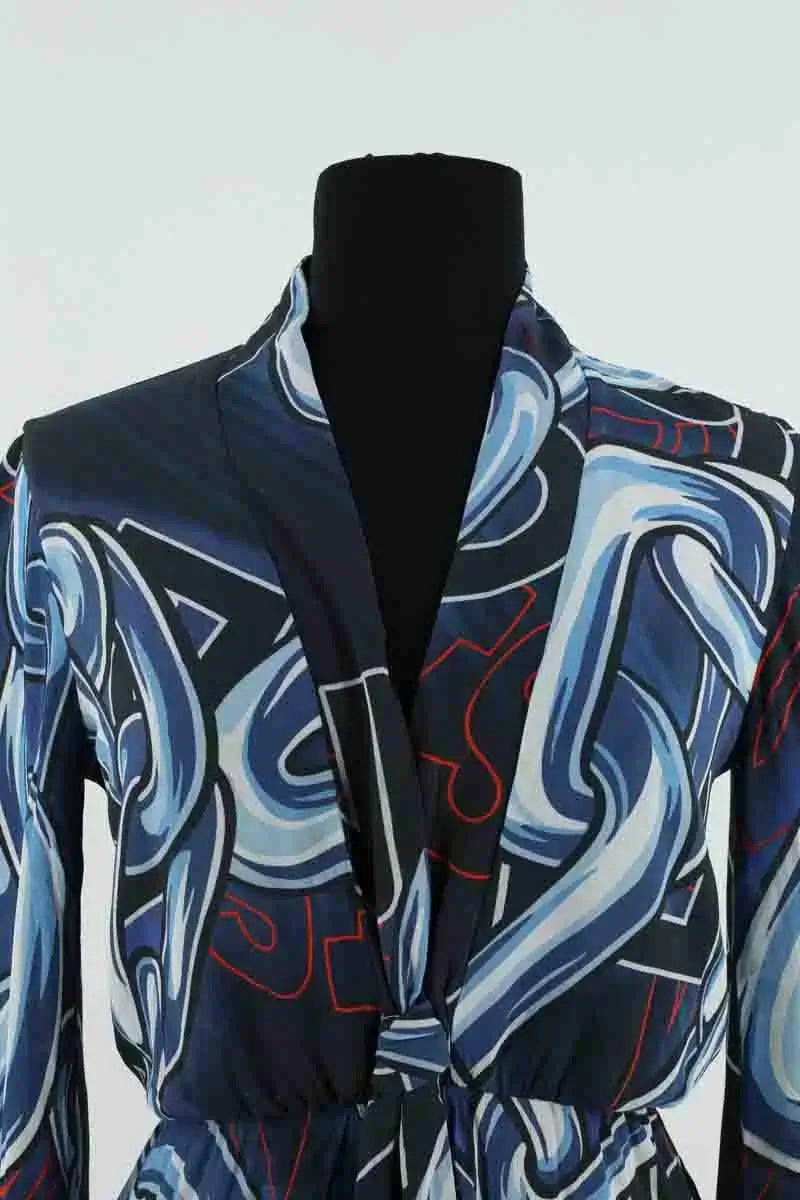 Robe Pinko Bleu en Viscose