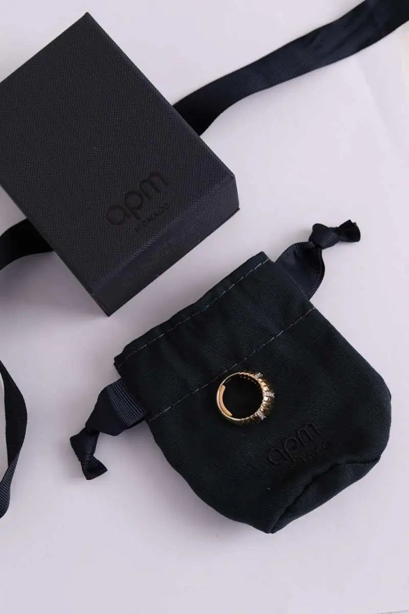 Bague APM Monaco Doré en Métal