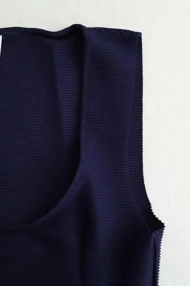 Body Luz Charline Bleu en Polyamide