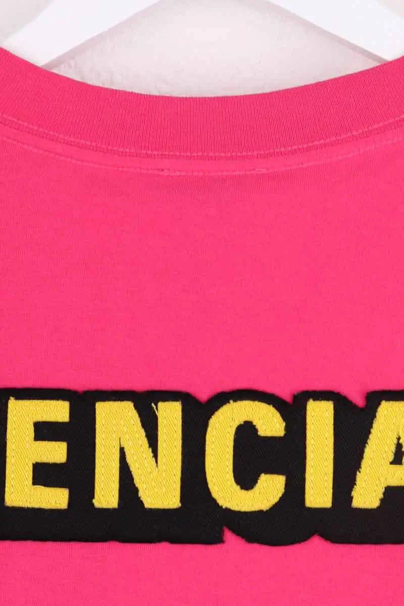 T-shirt Balenciaga Rose en Coton