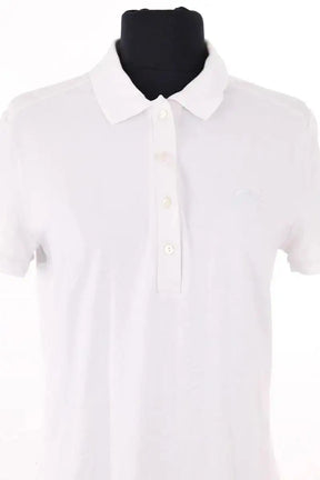 Robe Lacoste Blanc en Coton