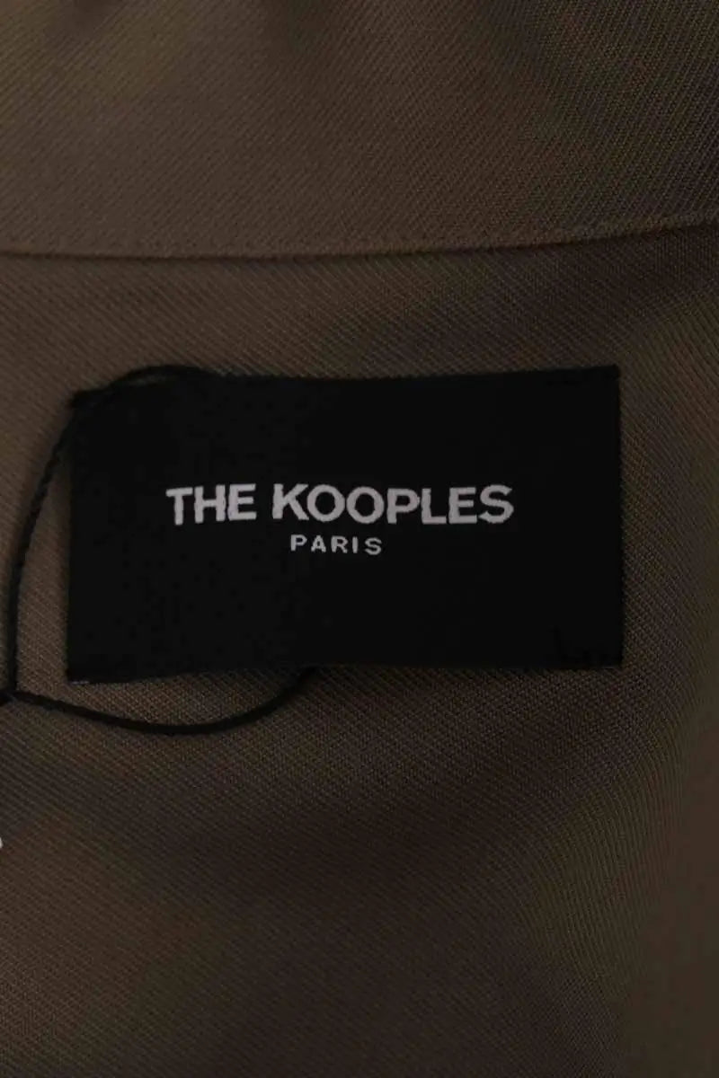 Chemise The Kooples Kaki en Viscose