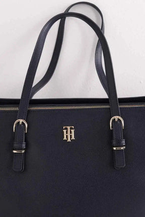 Cabas Tommy Hilfiger Marine en Cuir