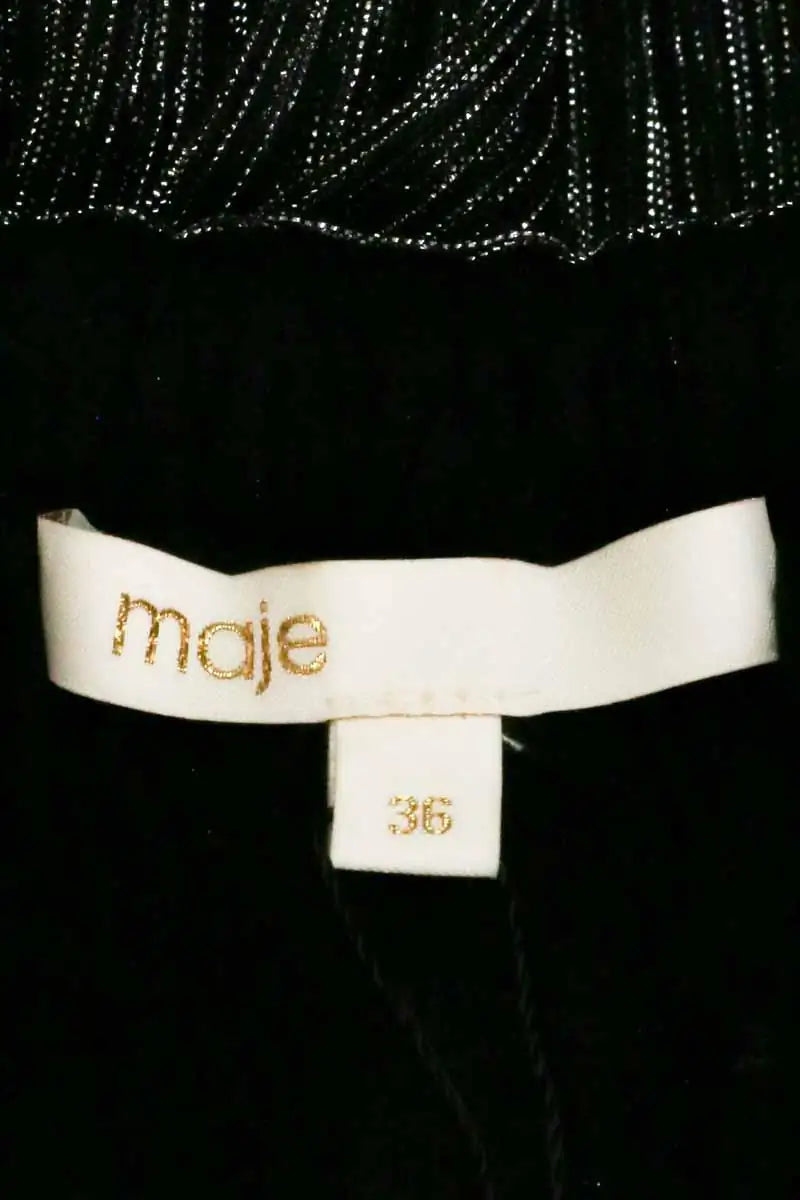 Robe Maje Argent en Viscose