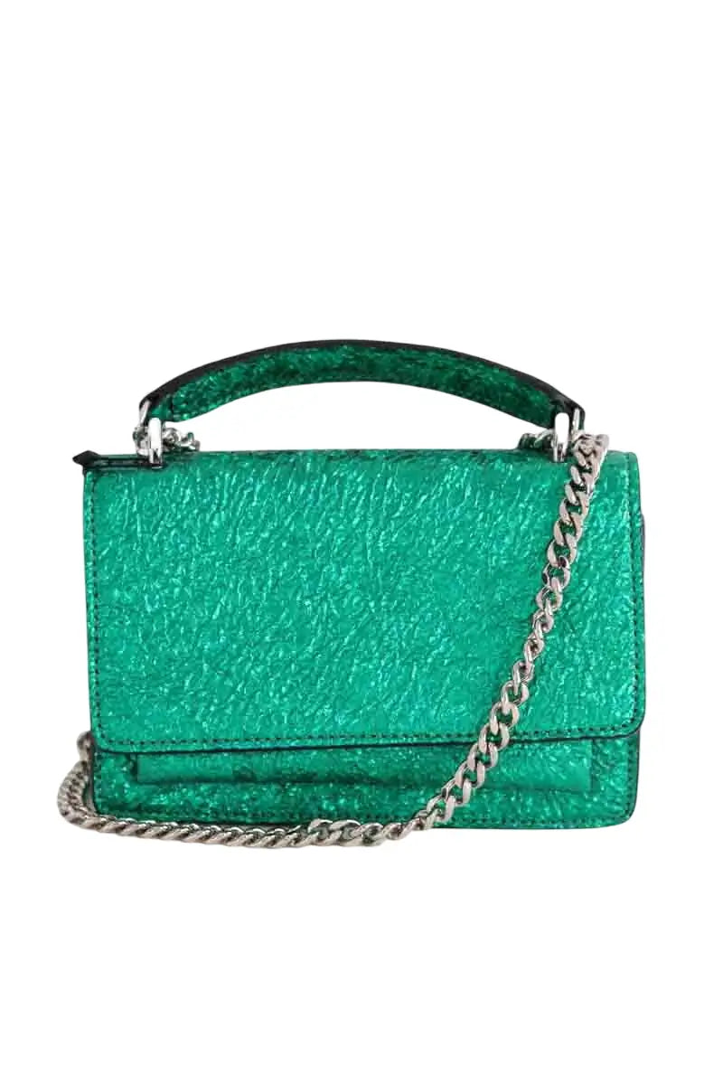 Mini sac Iro Vert en Cuir - Seconde Main