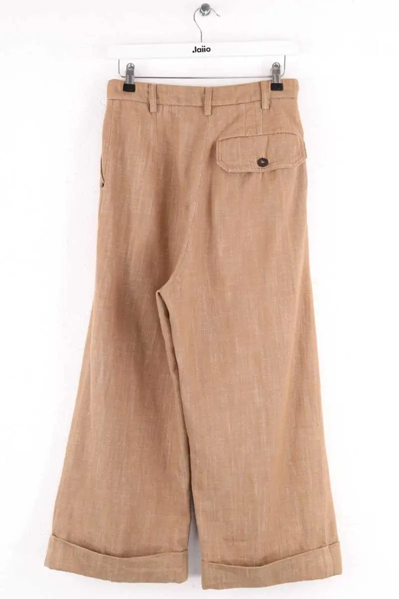 Pantalon large Momoni Camel en Coton