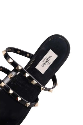 Sandales Valentino Noir en Plastique