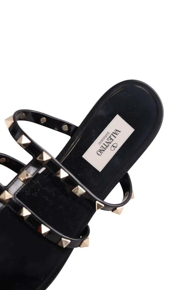Sandales Valentino Noir en Plastique
