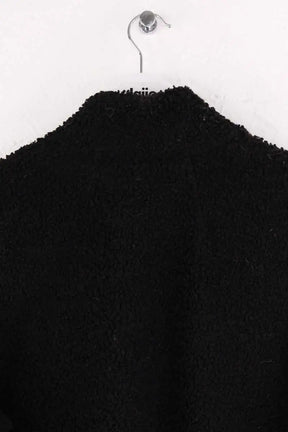 Manteau Maje Noir en Synthétique