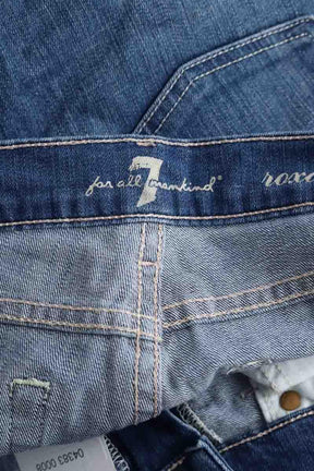 Slim 7 For All Mankind  Bleu