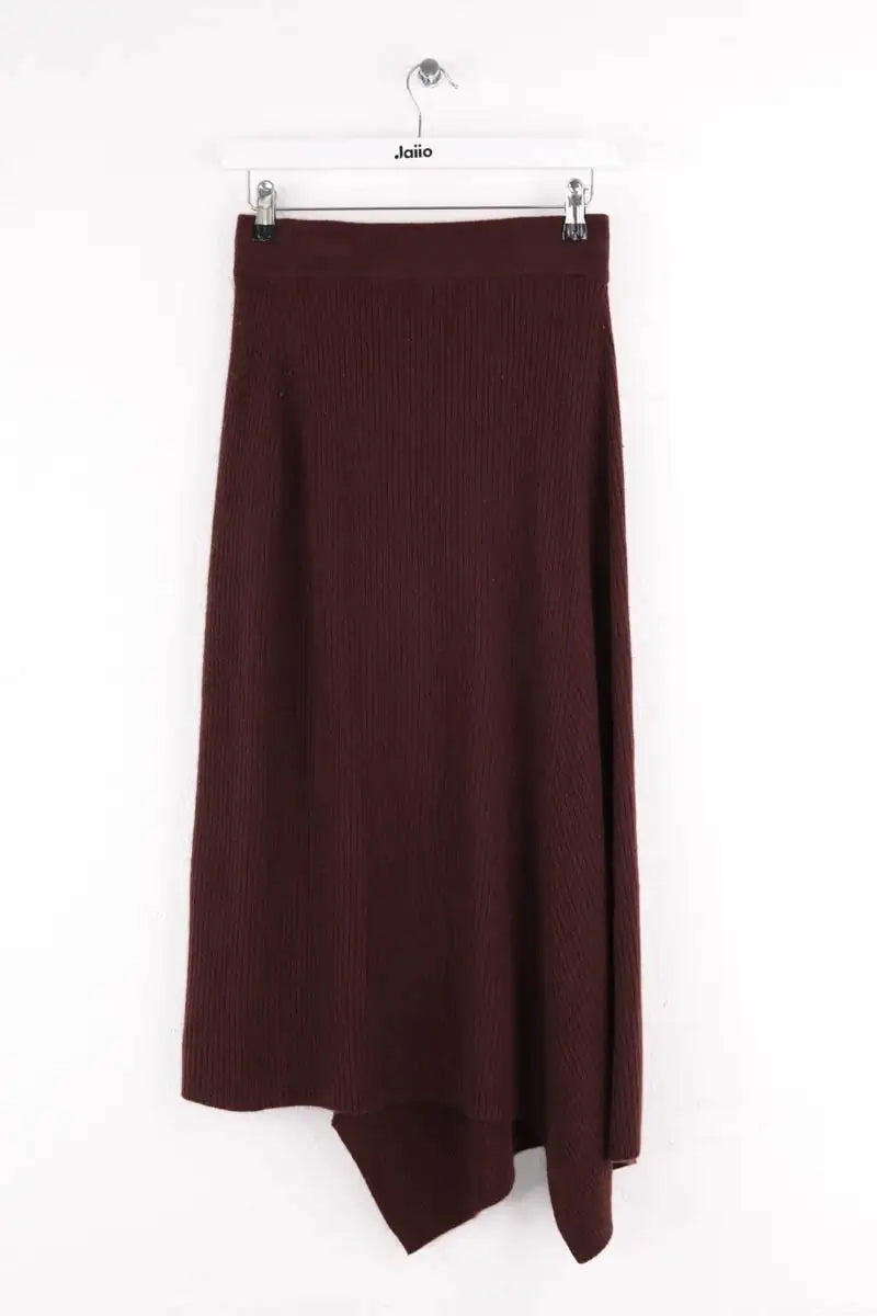 Jupe Notshy Bordeaux en Cachemire