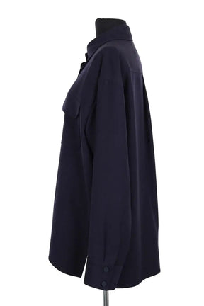 Chemise Pallas Marine en Laine