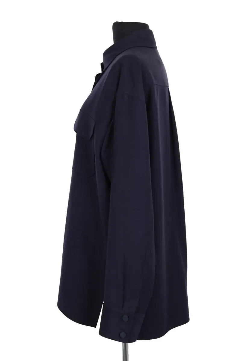 Chemise Pallas Marine en Laine
