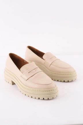 Mocassins bobbies  Blanc