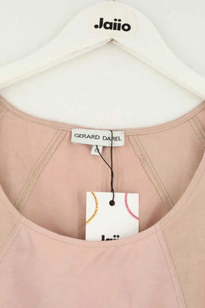 Top sans manche Gerard Darel Rose en Lin