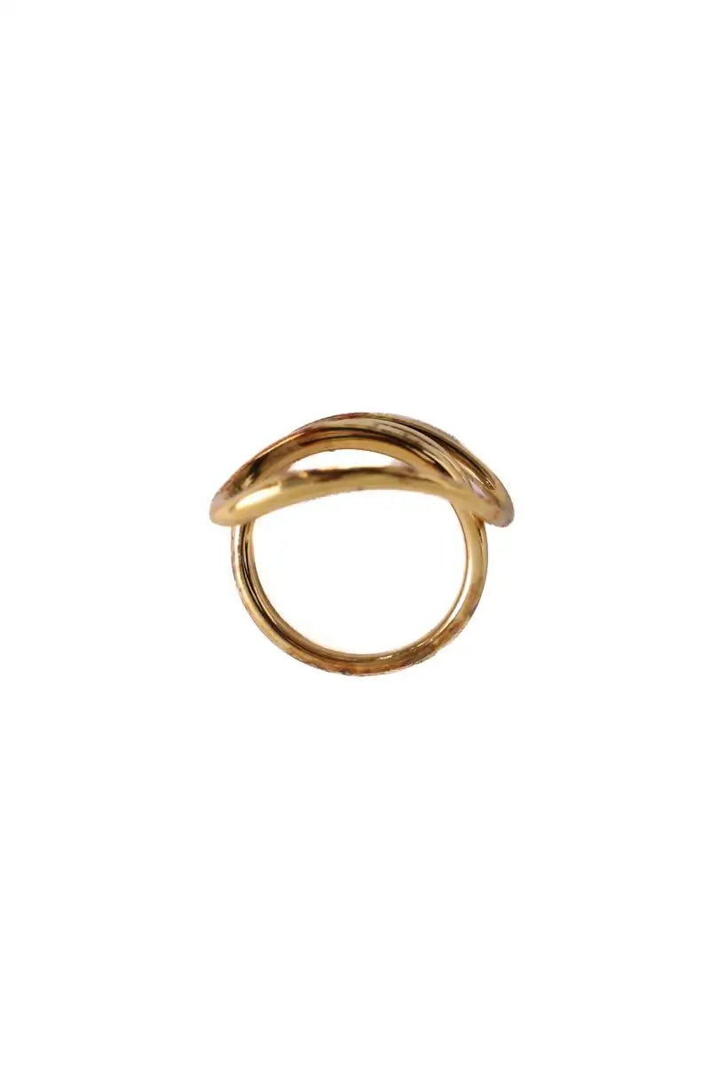 Bague Charlotte Chesnais Petite round trip Doré en Argent