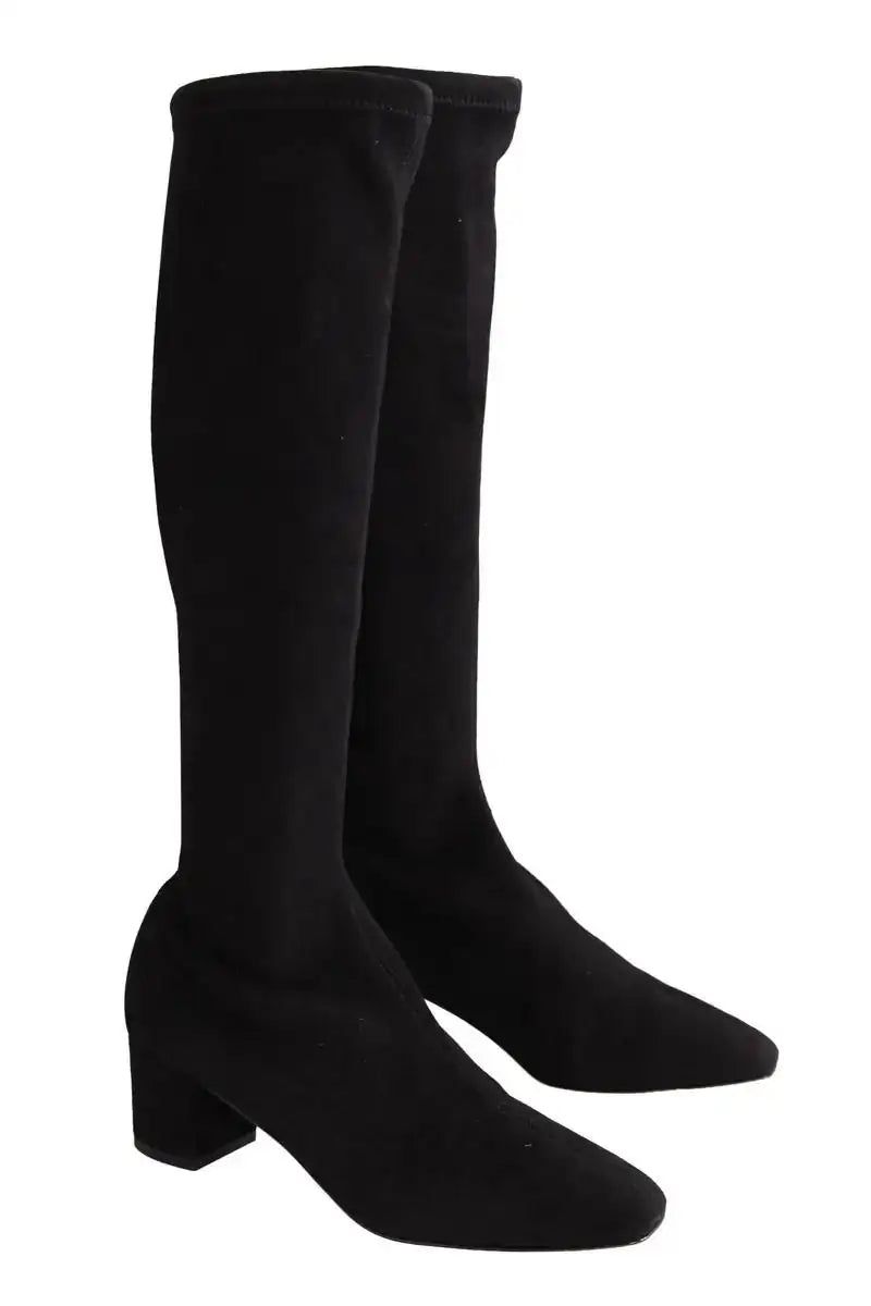 Bottes LK Bennett Eldon Noir en Daim