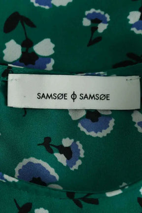 Blouse Samsoe Samsoe Vert en Synthétique