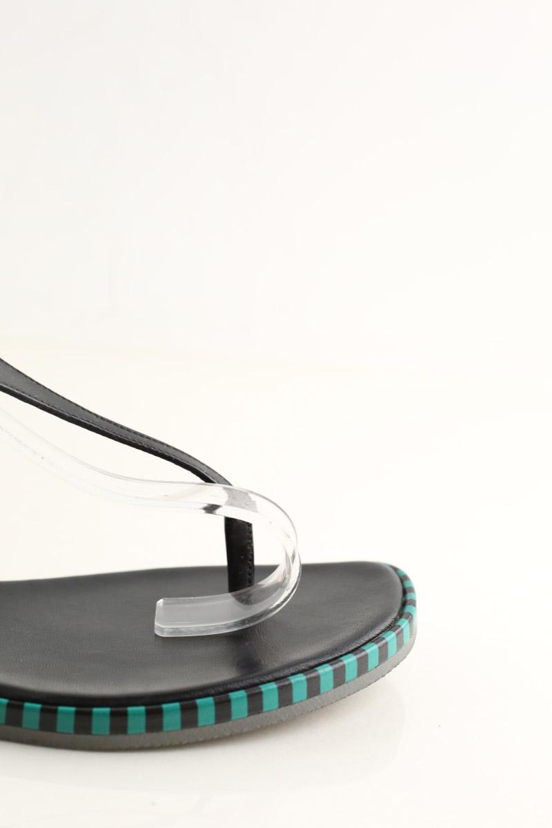 Tongs Sergio Rossi  Noir