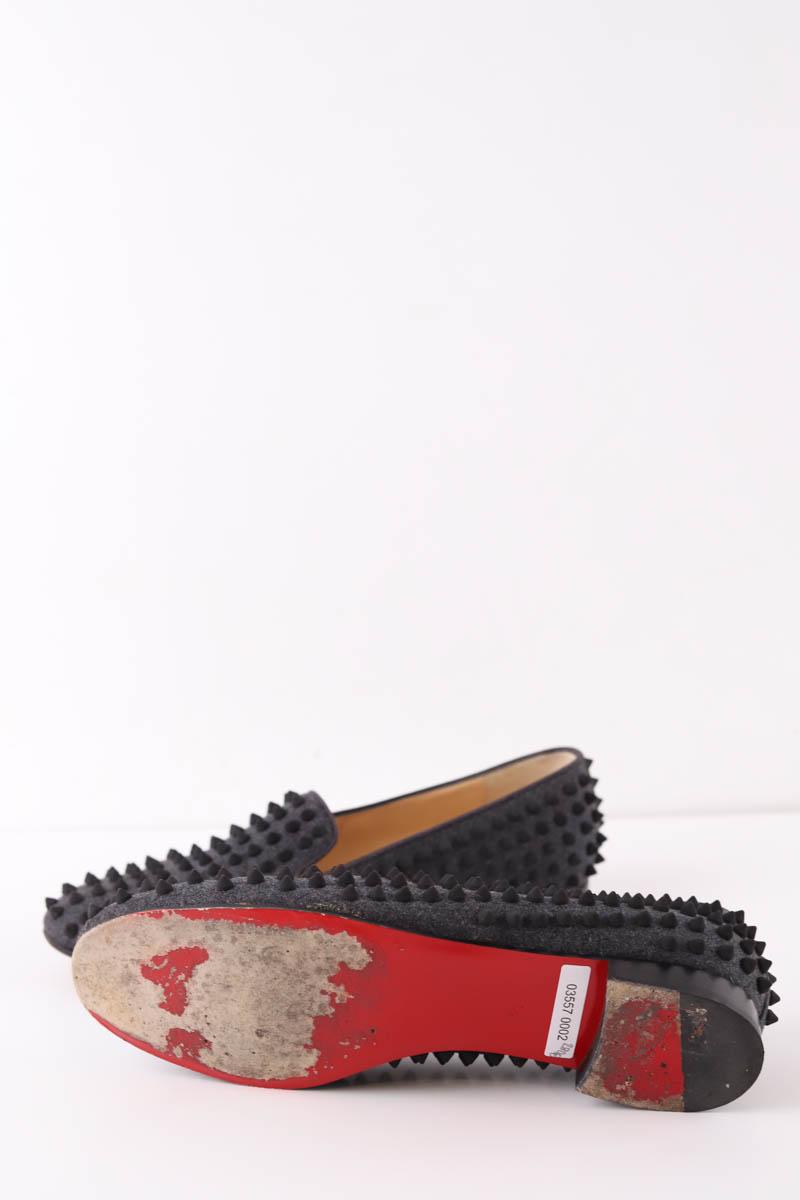 Mocassins Christian Louboutin  Gris