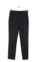Pantalon droit The Kooples Noir en Laine, taille XS - Seconde Main