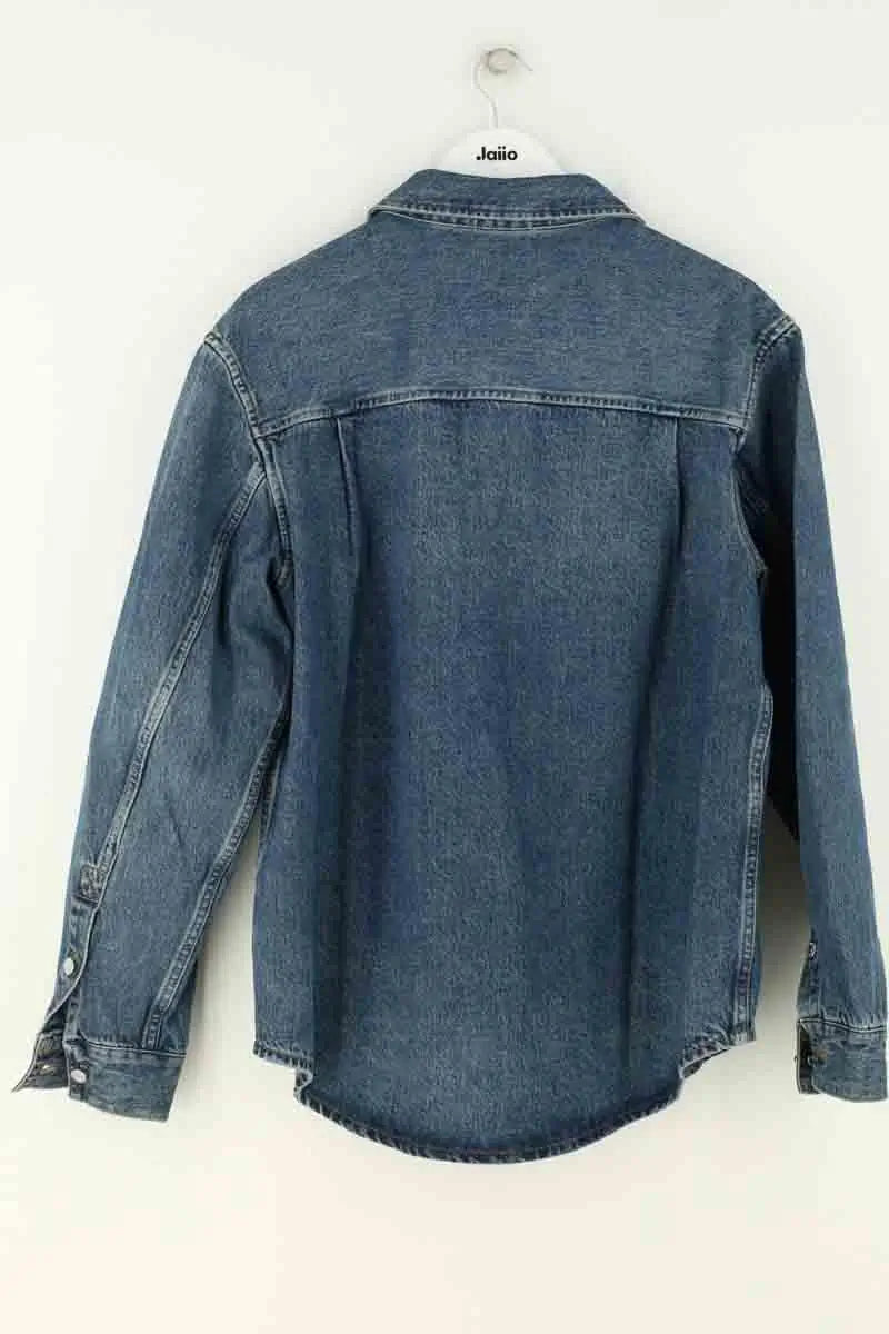 Veste Calvin Klein Bleu en Coton