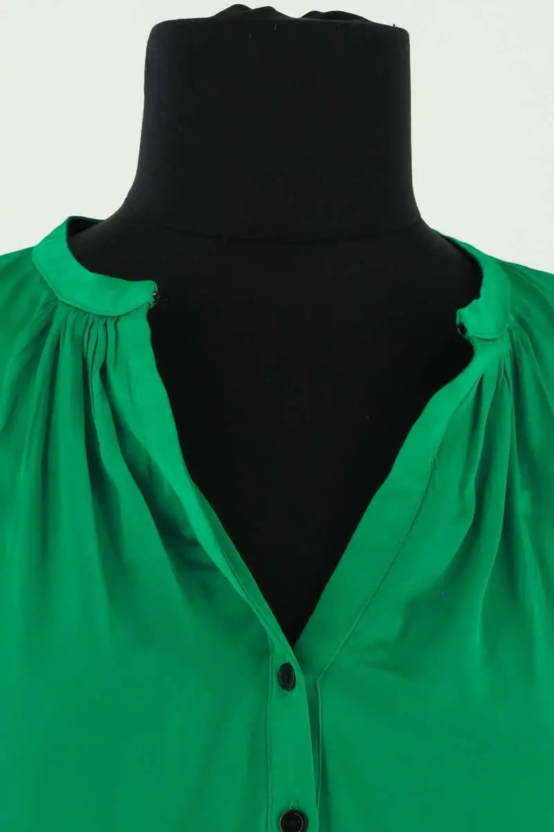 Blouse The Kooples Vert en Viscose