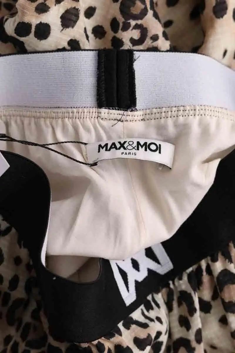 Pantalon droit Max & Moi Beige en Coton
