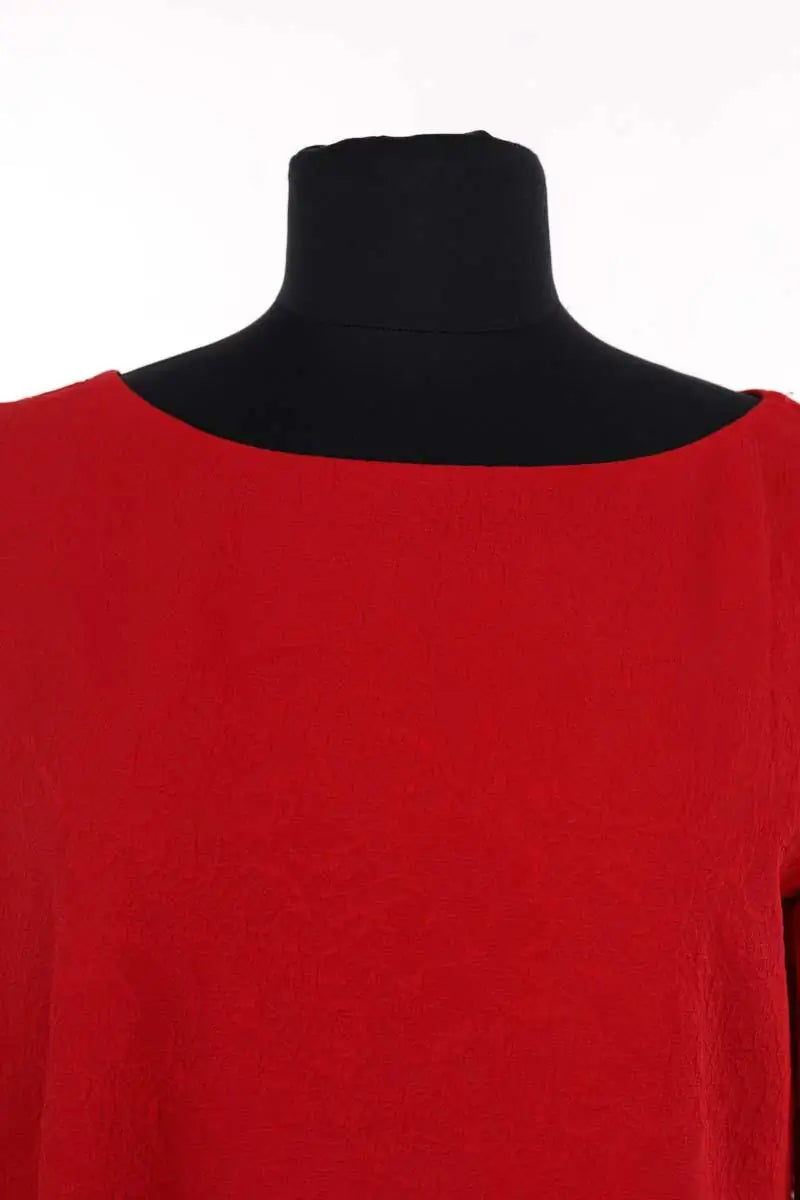 Blouse Claudie Pierlot Rouge en Synthétique