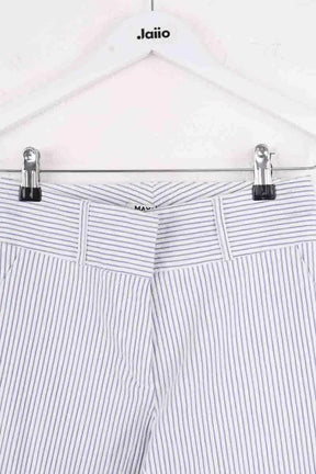 Pantalon slim Max & Moi Blanc en Coton