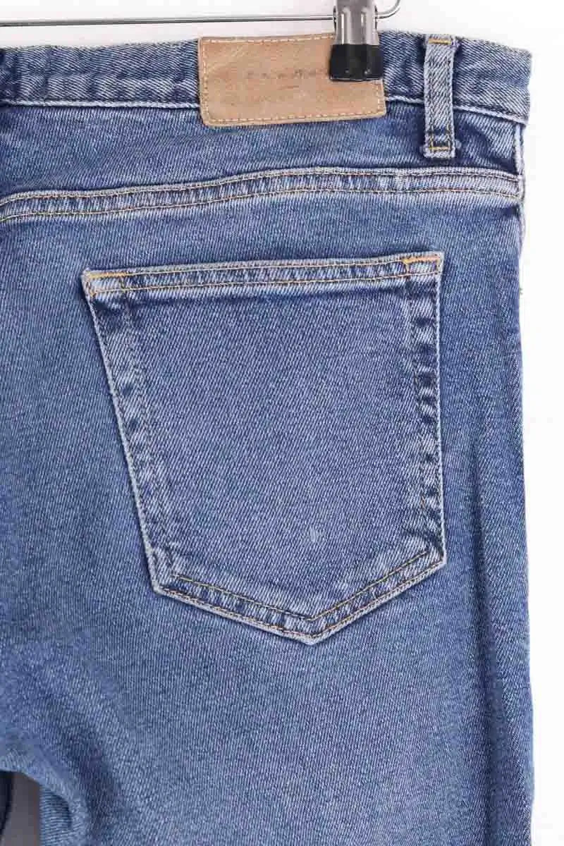 Jean slim Sandro Bleu en Coton