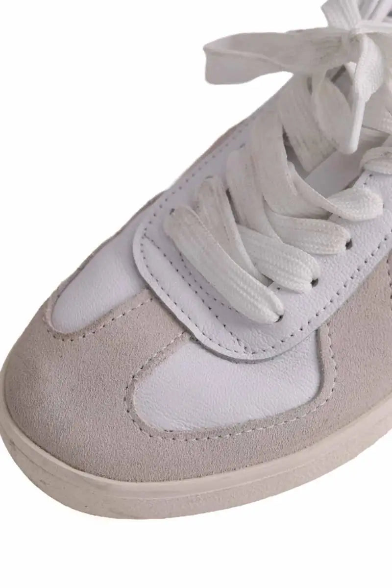 Baskets Lacoste Blanc en Cuir