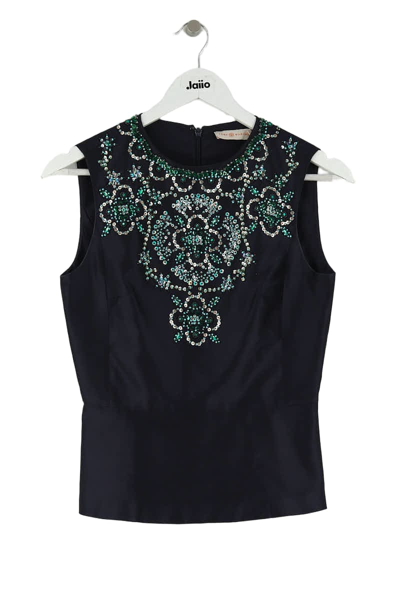 Top sans manche Tory Burch  Noir