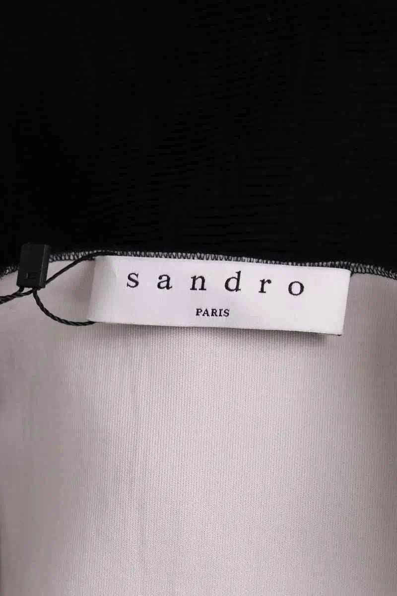 Robe Sandro Noir en Synthétique